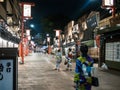 By-street near Sensoji Temple, Tokyo, Japan Royalty Free Stock Photo